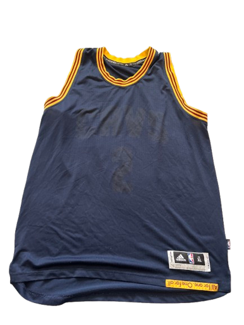 Adidas Kyrie Irving Cleveland Cavaliers Mens Navy Blue Swingman NBA Jersey XL +2